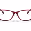 Versace VE3297D 388 - Transparent Red eyeglasses front view