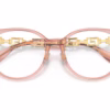 Versace VE3302D 5322 - Transparent Pink eyeglasses angle view
