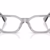 Versace VE3320U 593 - Grey Transparent eyeglasses front view