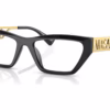 Versace VE3327U GB1 - Black eyeglasses angle view