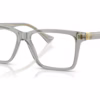 Versace VE3328 5496 - Transparent Grey eyeglasses angle view