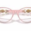 Versace VE3334F 5402 - Opal Pink eyeglasses angle view