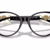 Versace VE3334F GB1 - Black eyeglasses angle view