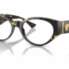 Versace VE3345 5428 - Havana eyeglasses angle view
