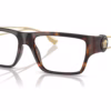 Versace VE3359 108 - Havana eyeglasses angle view