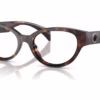 Versace VE3361U 108 - Havana eyeglasses angle view