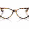 Versace VE3366F 777 - Brown/Yellow Havana eyeglasses front view