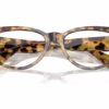 Versace VE3366F 777 - Brown/Yellow Havana eyeglasses angle view