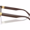 Versace VE3382F 5332 - Brown Transparent Gradient Beige eyeglasses side view