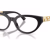 Versace VE3383F GB1 - Black eyeglasses angle view