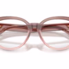 Versace VE3384F 5435 - Brown Gradient Rose eyeglasses angle view