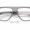 Versace VE3395U 5510 - Transparent Grey eyeglasses angle view