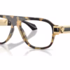 Versace VE3395U 777 - Brown Havana eyeglasses angle view