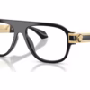 Versace VE3395U GB1 - Black eyeglasses angle view