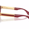 Versace VE3396U 388 - Transparent Red eyeglasses side view