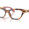 Versace VE3396U 5264 - Brown Havana eyeglasses angle view