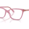 Versace VE3398 5355 - Transparent Pink eyeglasses angle view