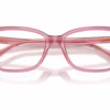 Versace VE3398 5355 - Transparent Pink eyeglasses angle view