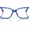 Versace VE3398 5550 - Transparent Blue eyeglasses front view