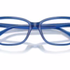 Versace VE3398 5550 - Transparent Blue eyeglasses angle view