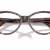 Versace VE3399U 108 - Dark Havana eyeglasses angle view