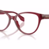 Versace VE3399U 388 - Transparent Red eyeglasses angle view