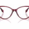Versace VE3399U 388 - Transparent Red eyeglasses front view