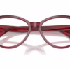 Versace VE3399U 388 - Transparent Red eyeglasses angle view