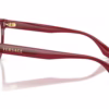Versace VE3399U 388 - Transparent Red eyeglasses side view