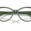 Versace VE3399U 5144 - Transparent Green eyeglasses angle view