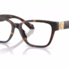 Versace VE3401U 108 - Dark Havana eyeglasses angle view