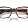 Versace VE3401U 108 - Dark Havana eyeglasses angle view