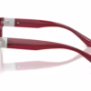 Versace VE3401U 388 - Transparent Red eyeglasses side view