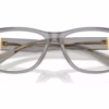 Versace VE3403U 5510 - Transparent Grey eyeglasses angle view