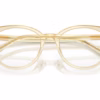 Versace VE3404D 5556 - Transparent Sand Ivory eyeglasses angle view